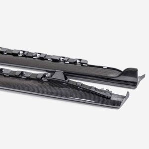 Ford Mustang Side Rocker Panel Splitter - Anderson Composites - Type-GT5 - Carbon Fiber - 2024+